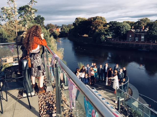 Wedding on the Terraces at Left Bank River Wye